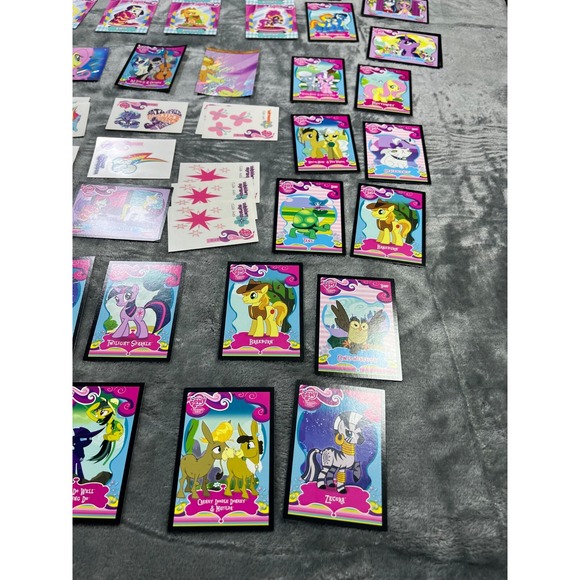 My Little Pony Cards Trading Cards CGG CCG Holo Stickers Set Lot Of 105 - Picture 9 of 13